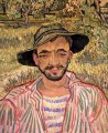 Retrato de un joven campesino Vincent van Gogh